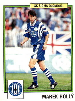 Marek Holly Sigma Olomouc samolepka Panini Cesky Fotbal 1997 #189