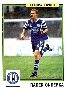 Radek Onderka Sigma Olomouc samolepka Panini Cesky Fotbal 1997 #191