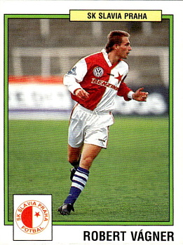 Robert Vagner Slavia Praha samolepka Panini Cesky Fotbal 1997 #206