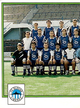 Tymove foto Slovan Liberec samolepka Panini Cesky Fotbal 1997 #210