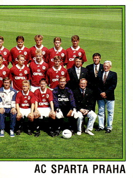 Tymove foto Sparta Praha samolepka Panini Cesky Fotbal 1997 #228