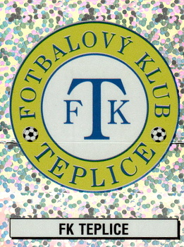 Logo Teplice samolepka Panini Cesky Fotbal 1997 #243