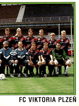 Tymove foto Viktoria Plzen samolepka Panini Cesky Fotbal 1997 #261