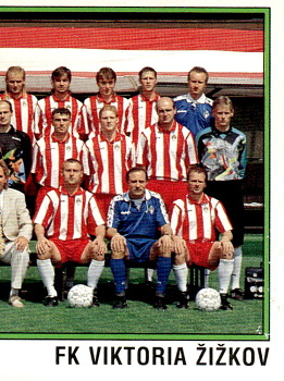 Tymove foto Viktoria Zizkov samolepka Panini Cesky Fotbal 1997 #279