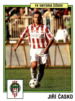 Jiri Casko Viktoria Zizkov samolepka Panini Cesky Fotbal 1997 #285