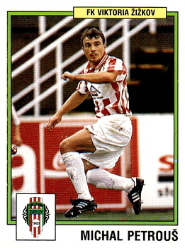 Michal Petrous Viktoria Zizkov samolepka Panini Cesky Fotbal 1997 #286