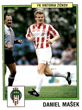 Daniel Masek Viktoria Zizkov samolepka Panini Cesky Fotbal 1997 #291