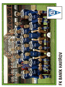 Tymove foto Havirov samolepka Panini Cesky Fotbal 1997 #302