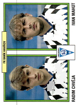 Radim Chveja / Ivan Mahut Havirov samolepka Panini Cesky Fotbal 1997 #307