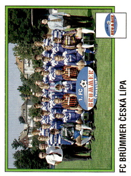 Tymove foto Ceska Lipa samolepka Panini Cesky Fotbal 1997 #310