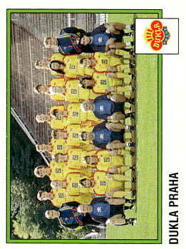 Tymove foto Dukla Praha samolepka Panini Cesky Fotbal 1997 #318