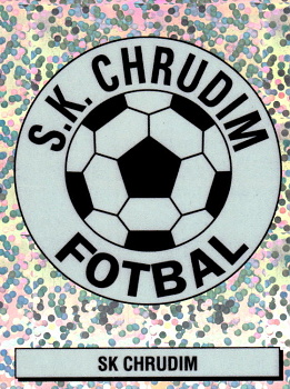 Logo Chrudim samolepka Panini Cesky Fotbal 1997 #338