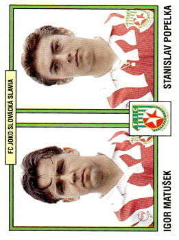 Igor Matusek / Stanislav Popelka Uherske Hradiste samolepka Panini Cesky Fotbal 1997 #348