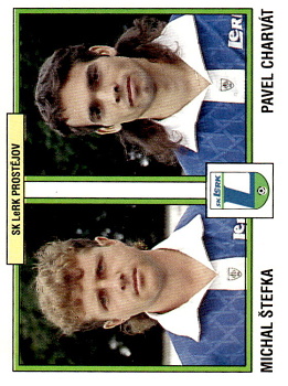 Michal Stefka / Pavel Charvat Prostejov samolepka Panini Cesky Fotbal 1997 #353