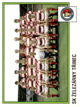 Tymove foto Trinec samolepka Panini Cesky Fotbal 1997 #414