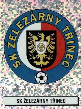 Logo Trinec samolepka Panini Cesky Fotbal 1997 #418