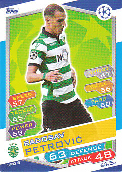 Radoslav Petrovic Sporting CP 2016/17 Topps Match Attax CL #SPO8