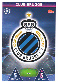 Club Badge Club Brugge 2018/19 Topps Match Attax CL #325