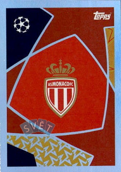Logo AS Monaco samolepka Topps UEFA Champions League 2025/26  #70