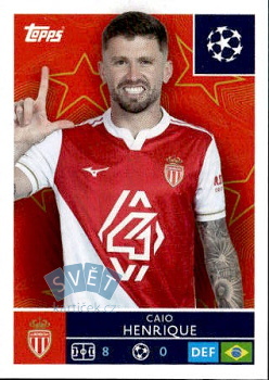 Caio Henrique AS Monaco samolepka Topps UEFA Champions League 2025/26  #73