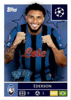 Ederson Atalanta BC samolepka Topps UEFA Champions League 2025/26  #89