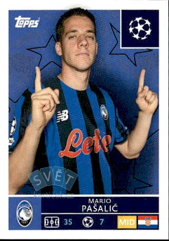 Mario Pasalic Atalanta BC samolepka Topps UEFA Champions League 2025/26  #92
