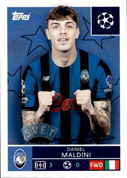 Daniel Maldini Atalanta BC samolepka Topps UEFA Champions League 2025/26  #95