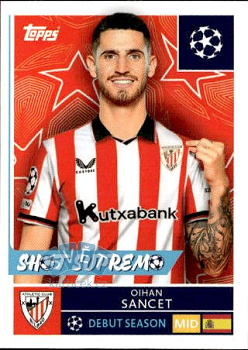 Oihan Sancet Athletic Bilbao samolepka Topps UEFA Champions League 2025/26  #106