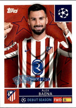 Alex Bena Atletico Madrid samolepka Topps UEFA Champions League 2025/26  #123