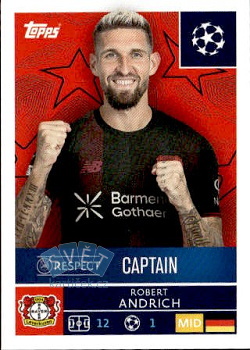 Robert Andrich Bayer 04 Leverkusen samolepka Topps UEFA Champions League 2025/26  #127