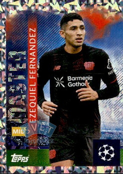 Ezequiel Fernandez Bayer 04 Leverkusen samolepka Topps UEFA Champions League 2025/26  #132