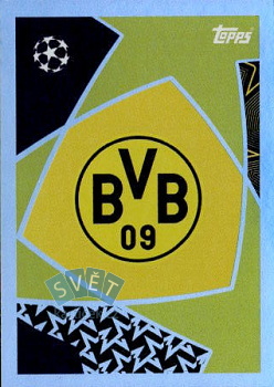 Logo Borussia Dortmund samolepka Topps UEFA Champions League 2025/26  #140