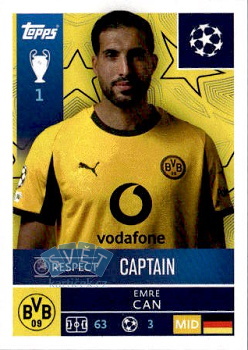 Emre Can Borussia Dortmund samolepka Topps UEFA Champions League 2025/26  #141