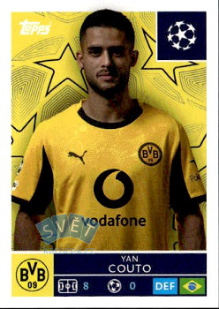 Yan Couto Borussia Dortmund samolepka Topps UEFA Champions League 2025/26  #143