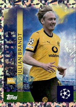 Julian Brandt Borussia Dortmund samolepka Topps UEFA Champions League 2025/26  #146