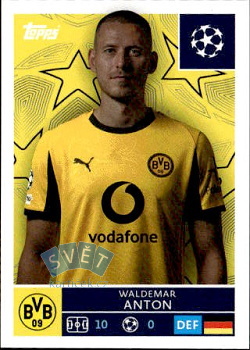 Waldemar Anton Borussia Dortmund samolepka Topps UEFA Champions League 2025/26  #148