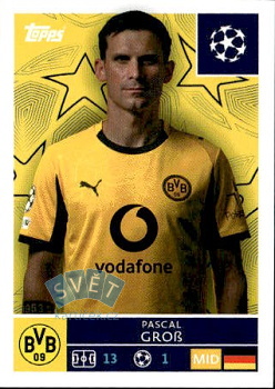 Pascal Gros Borussia Dortmund samolepka Topps UEFA Champions League 2025/26  #150