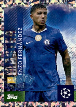 Enzo Fernandez Chelsea samolepka Topps UEFA Champions League 2025/26  #160