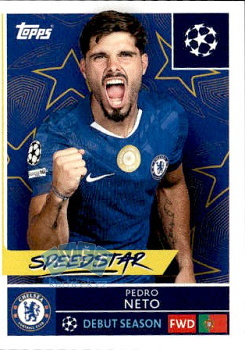 Pedro Neto Chelsea samolepka Topps UEFA Champions League 2025/26  #164