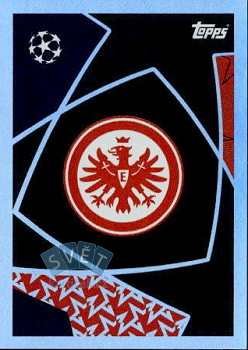 Logo Eintracht Frankfurt samolepka Topps UEFA Champions League 2025/26  #168