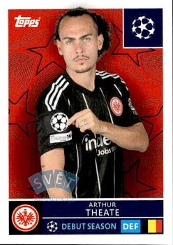 Arthur Theate Eintracht Frankfurt samolepka Topps UEFA Champions League 2025/26  #171