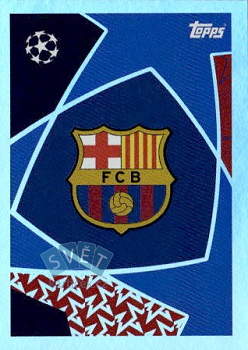 Logo FC Barcelona samolepka Topps UEFA Champions League 2025/26  #182