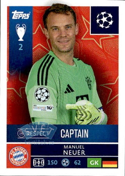 Manuel Neuer Bayern Munchen samolepka Topps UEFA Champions League 2025/26  #197