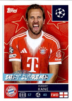 Harry Kane Bayern Munchen samolepka Topps UEFA Champions League 2025/26  #208