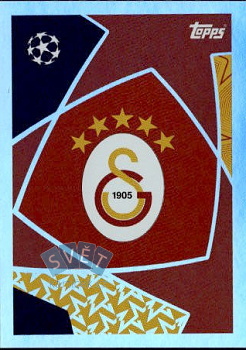 Logo Galatasaray AS samolepka Topps UEFA Champions League 2025/26  #224