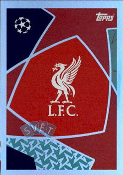 Logo Liverpool samolepka Topps UEFA Champions League 2025/26  #252
