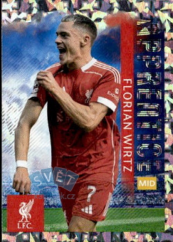 Florian Wirtz Liverpool samolepka Topps UEFA Champions League 2025/26  #259