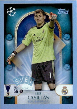 Iker Casillas Real Madrid samolepka Topps UEFA Champions League 2025/26 Leading Legacy #266