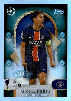 Marquinhos Paris Saint-Germain samolepka Topps UEFA Champions League 2025/26 Leading Legacy #279