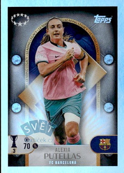 Alexia Putellas FC Barcelona samolepka Topps UEFA Champions League 2025/26 Leading Legacy #281